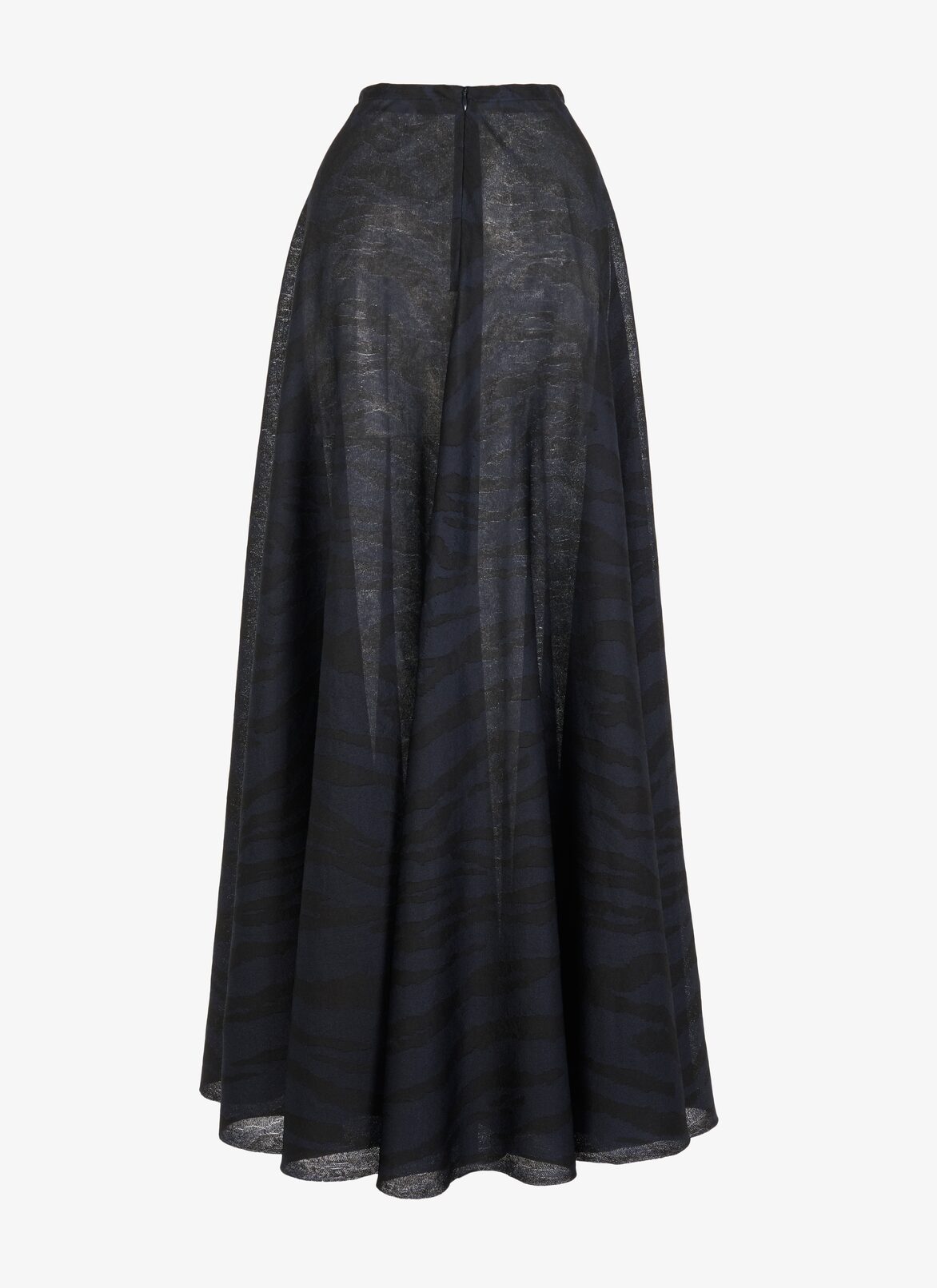 SKIRT ZEBRA SOIE BLACK/BLUE ALAÏA BLACK/BLUE  SKIRT ZEBRA SOIE BLACK/BLUE